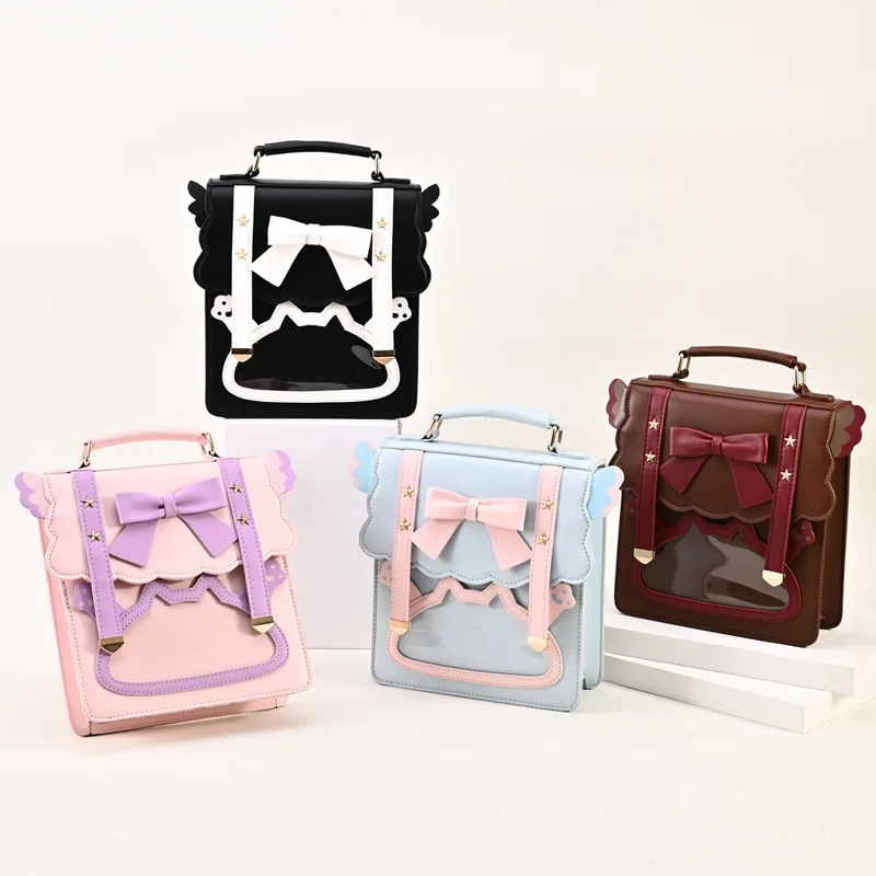 

Fashion Sailor Moon Cartoon Sweet Girl Backpack Kawaii Student Backpack Handheld Shoulder Bag Japanese Jk Uniform Academy Bag