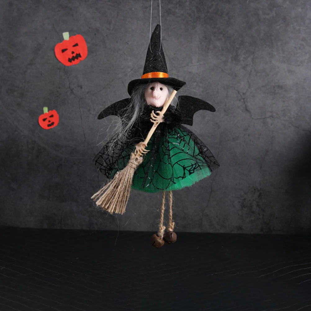 

3 Pcs The Witch Hallowares Hanging Figurine Household Decor Desktop Halloween Fiesta Delicate Festival Fabric