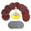 100pcs 2 Inch Sanding Discs Pad 80-3000 Grit Sandpapers with 1/4 Inch Drill Attachment Hook and Loop Backing Pad for Angle 1