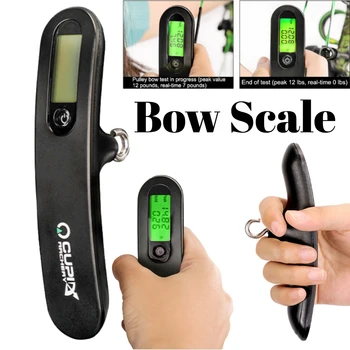 Archery LED Bow Scale 110lbs Draw Weight Weighing Tool 1