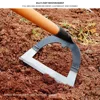 Weed Hoe Garden Weeding Puller Tools Steel Hollow Hoe Yard Weeding Rake Gardening Tools for Weed Removal Manual Grass Weeder 5