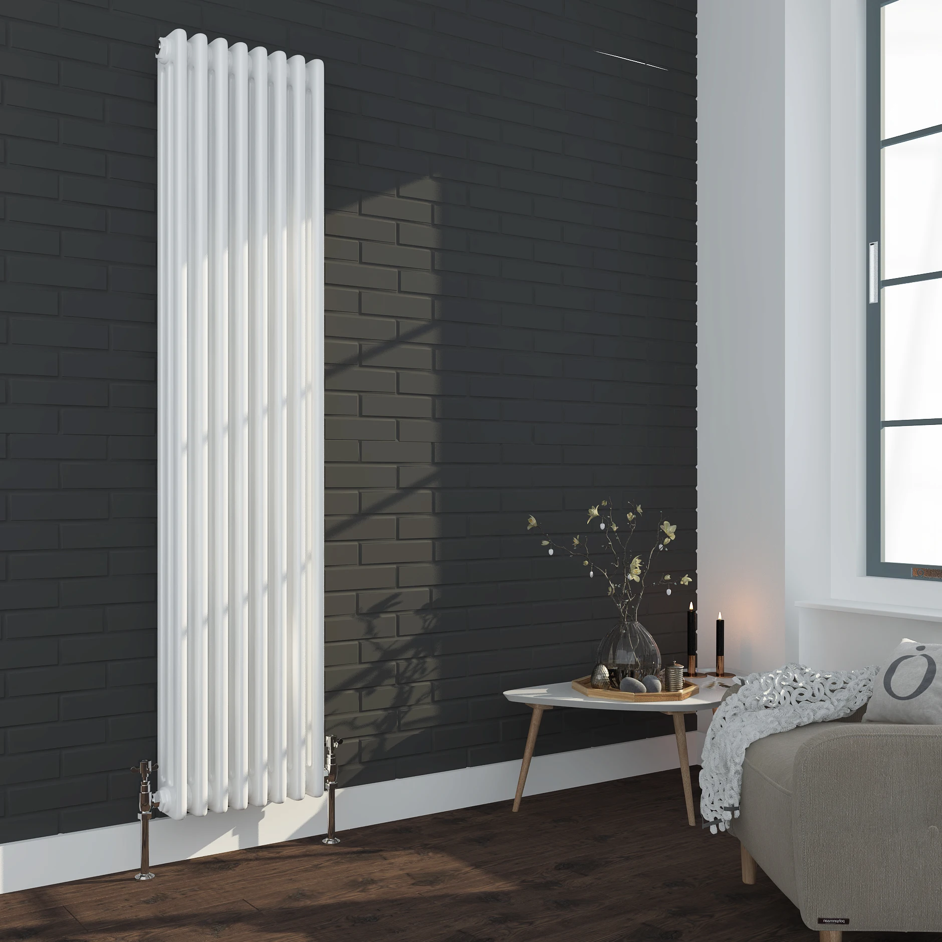 High quality OEM service SUN-R8 wallmounted heater radiator electric radiator wall mounted anthracite heating radiator