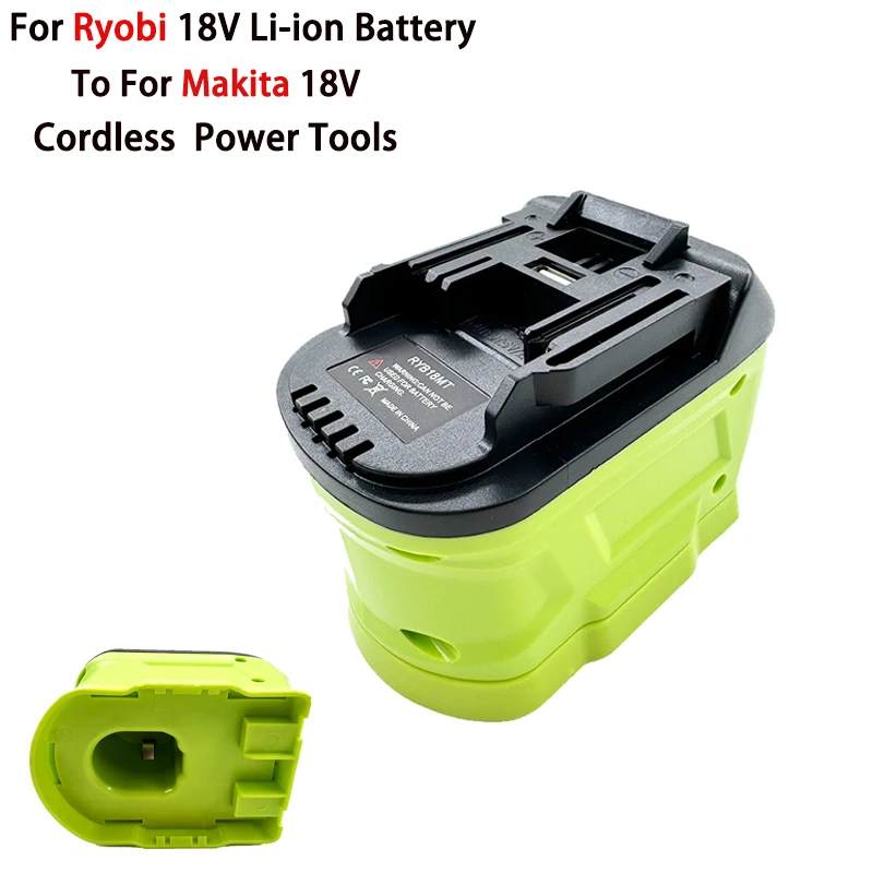 Battery Adapter For Ryobi 18V Li-ion Battery Convert to for Makita 18V Power Tools , Converter Power Tool Accessories