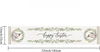 Easter Bunny Rabbit Leaf Floral Linen Table Runner Holiday Party Decor Spring Farmhouse Dining Table Runner Easter Decorations 6