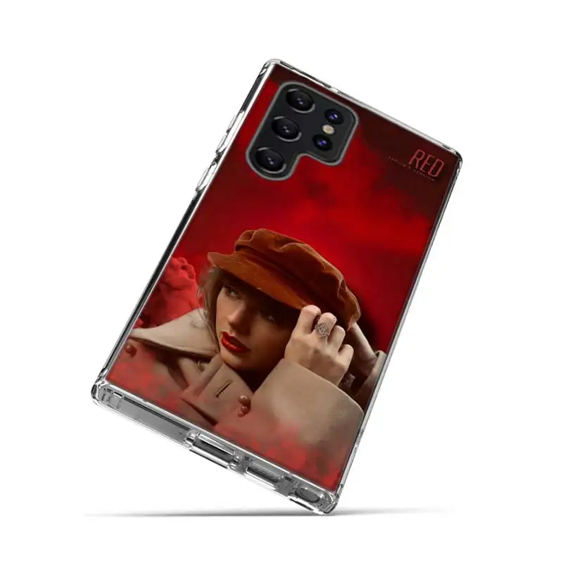 thumbnail image 1 of Funda transparente para teléfono Singer T-Taylors S-Swifts para Samsung Galaxy S21 S20 S23 FE S24 S22 Ultra Capa S10 S9 S8 Plus S10E, 1 of 5