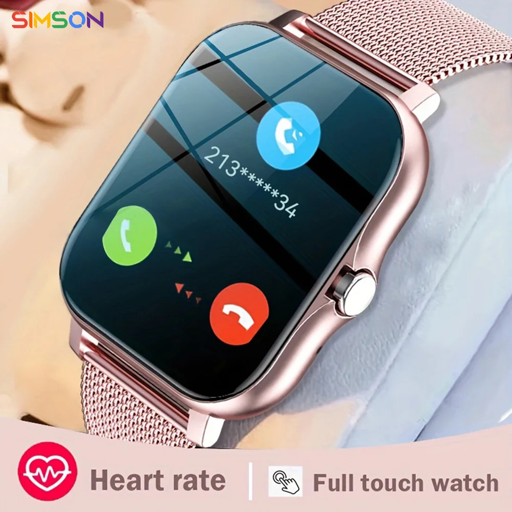 GloryFit Smart Fitness Watch Voice Assistant, Heart rate and Sleep