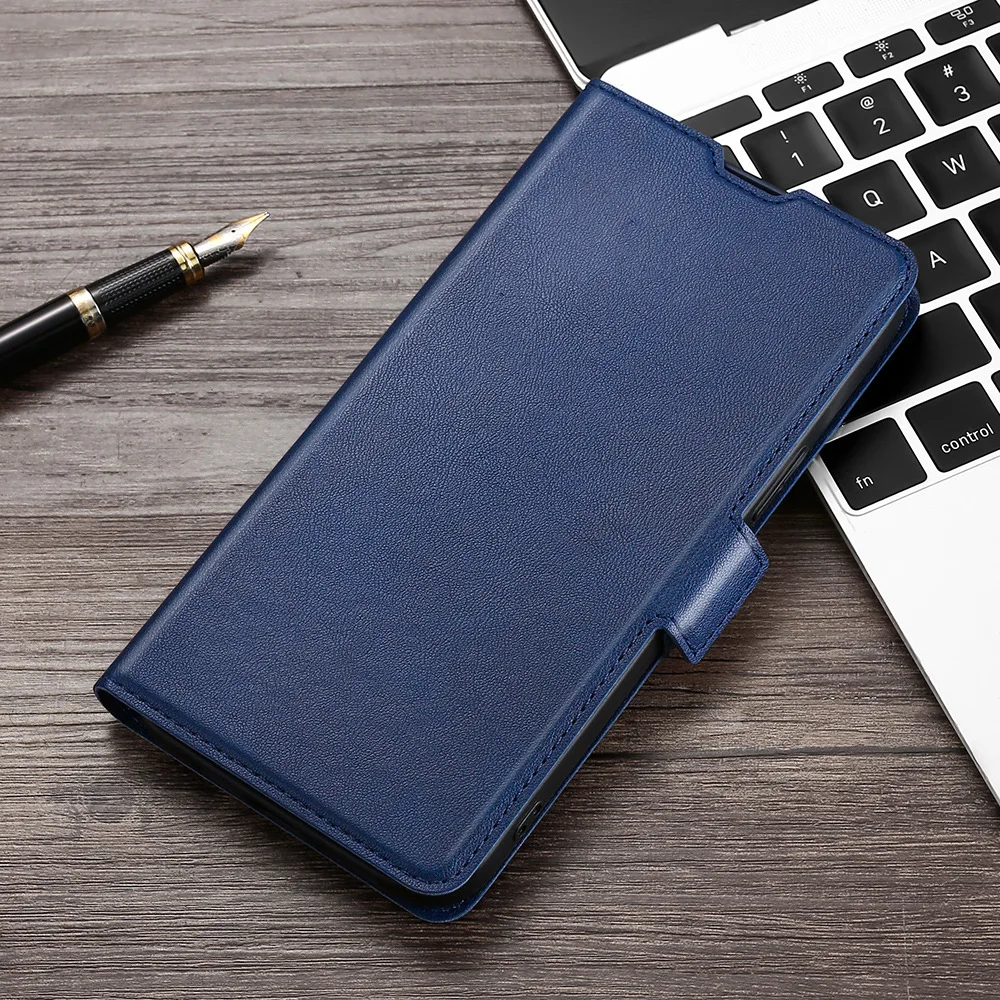 Luxury Leather Flip Cover Business Phone Case