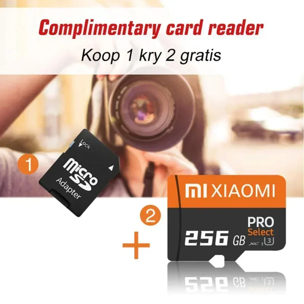 thumbnail image 5 of Tarjeta Micro SD original Xiaomi de 2 TB, 1 TB, 512 GB, tarjeta de memoria de alta velocidad de 256 GB, 128 GB, tarjeta de clase TF para equipos de drones, audio y PC, 5 of 5