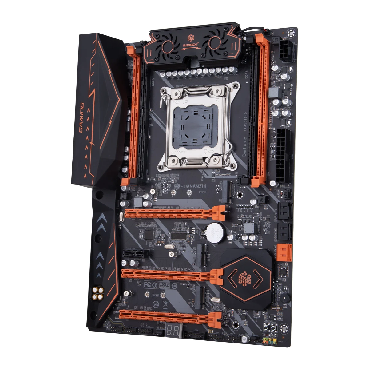 HUANANZHI  LGA 2011 ATX USB3.0 SATA3 PCI-E NVME M.2  REG ECC NON-ECC ޸, X79 DELUXE V7.1