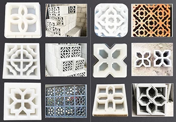 Hollow Diamond Garden Concrete Mold 1