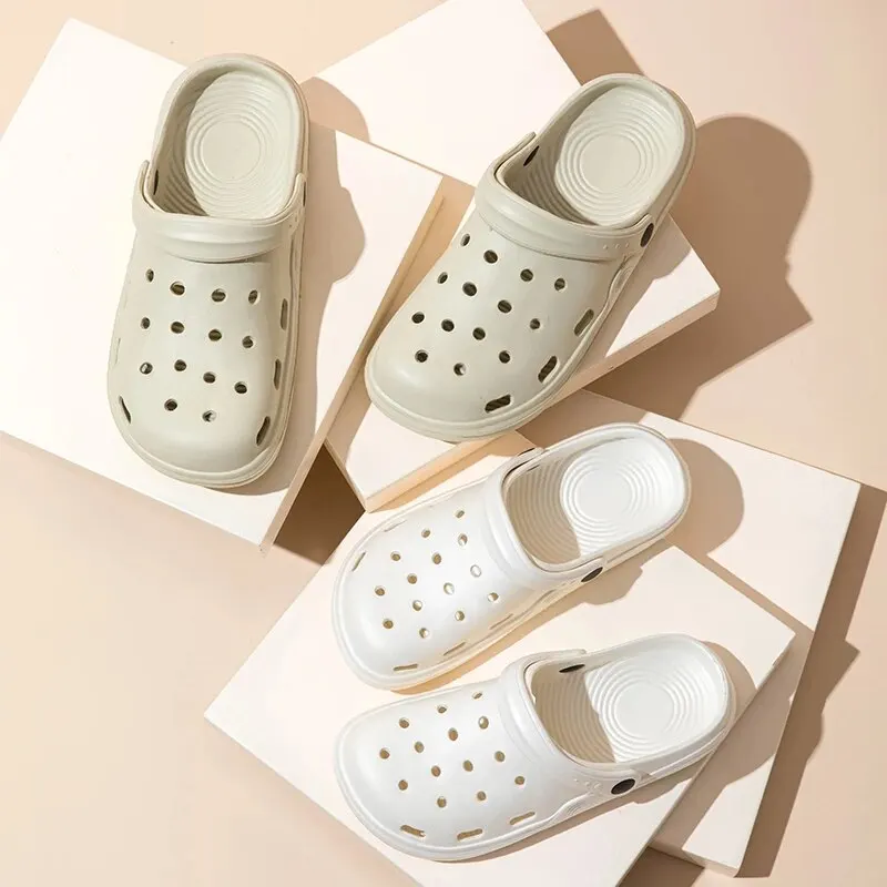 Women's Summer Indoor Home Anti Slip Baotou Slippers for Men Shoes and Slippers