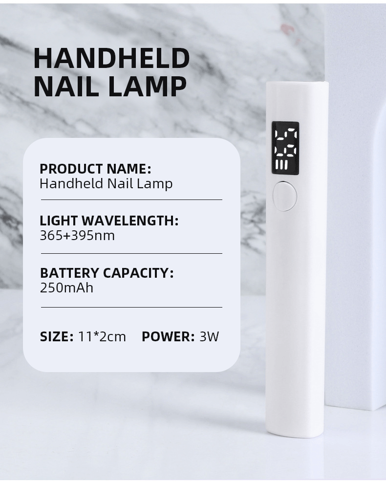 Lampe UV Portable Pour Sécher Le Vernis à Ongles - Mini Séchoir USB, Rapide Et Pratique Pour Manucure Maison