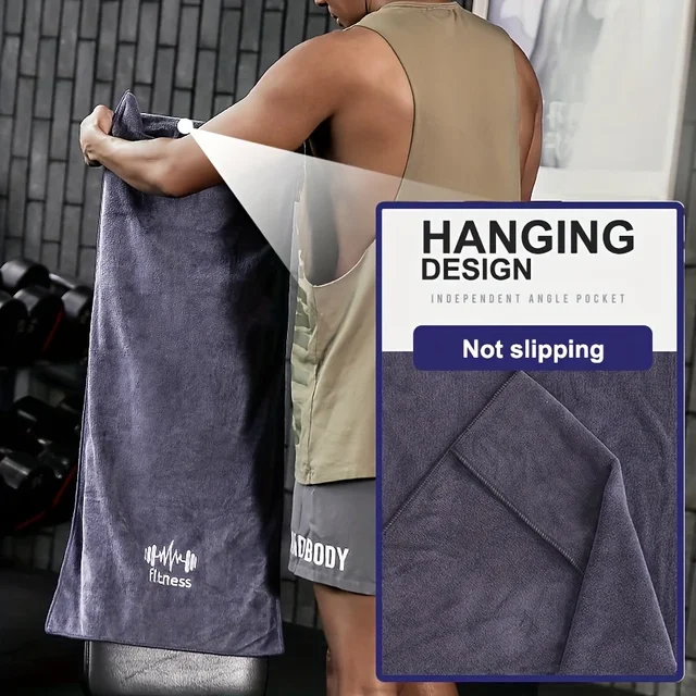 40*95cm Microfiber Gym Yoga Exercise Swimming Fitness Towel Fast Drying Towel Beach Running Body Non-slip Sports Sweat 6
