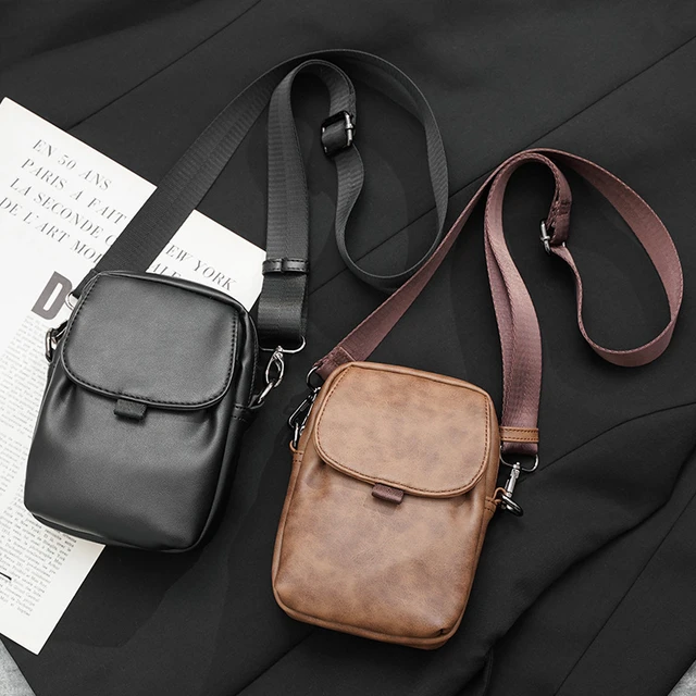 Mini Crossbody Bag Small Shoulder Bag for Men Women