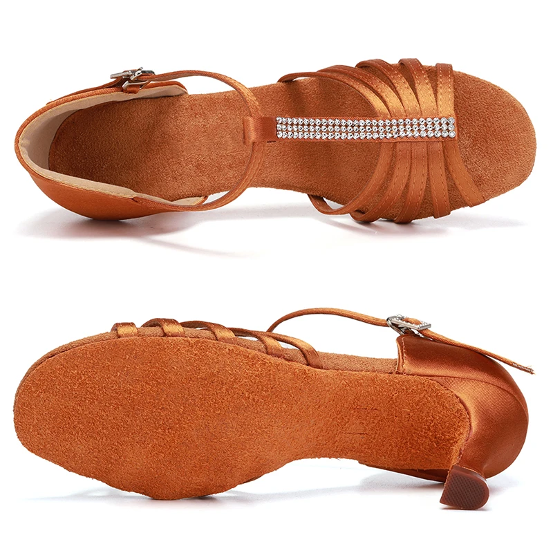 Dance Shoes Women Girls Ladies Latin Ballroom Salsa Tango Party 7cm/5cm
