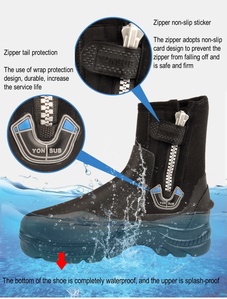 Pinne Snorkeling Sarhlio Stivali Da Iersione In Neoprene