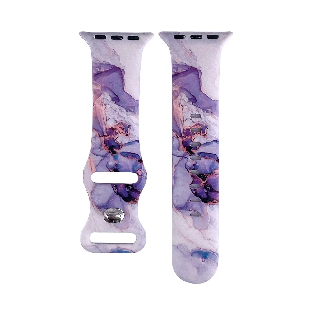 Vibrant Patterned Silicone Watch Strap - Premium Quality & Stylish Design