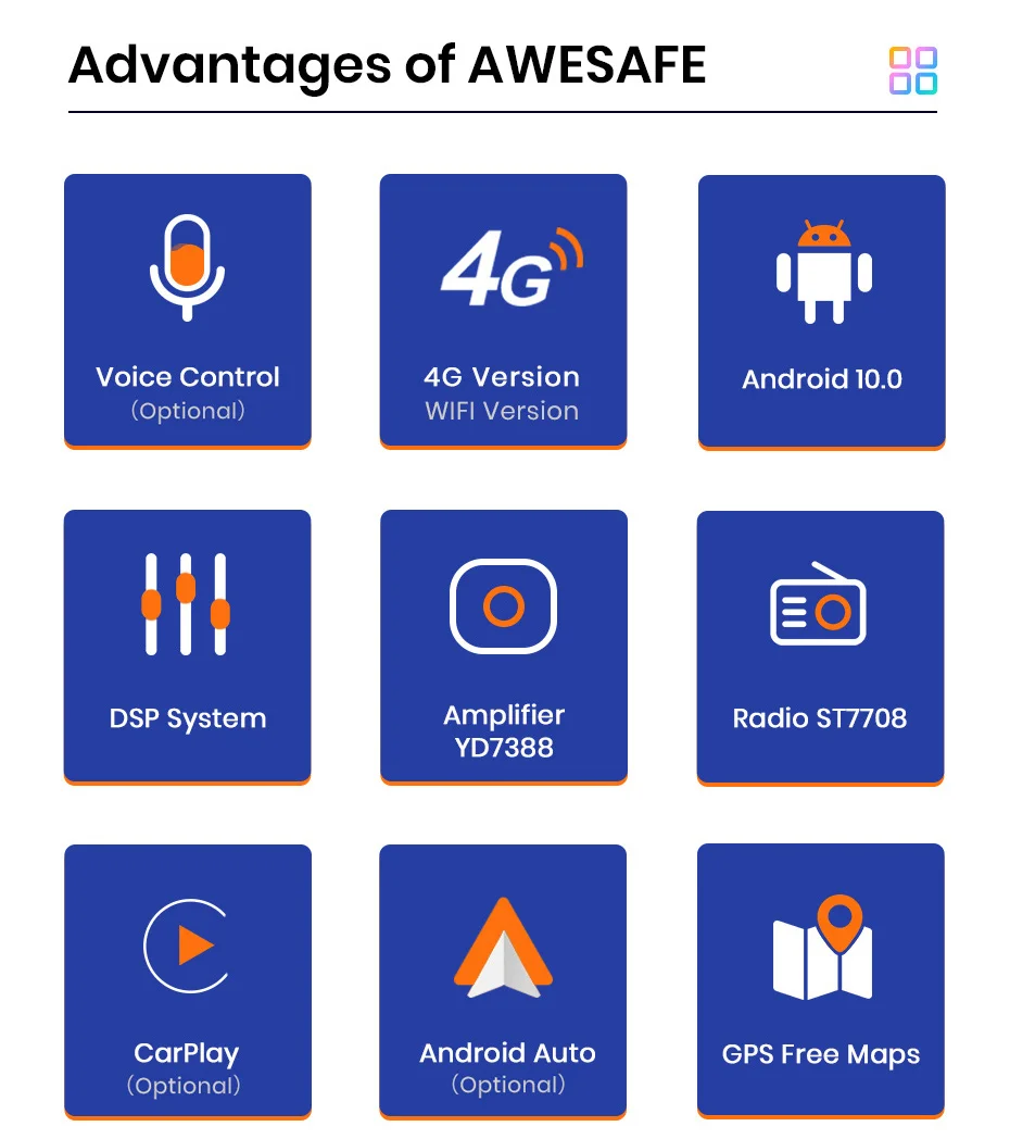 Sc1edf27ed03448bd8f58d660baef41f1W AWESAFE PX9 Wireless CarPlay Autoradio for Renault Clio 3 2005-2014 Car Radio Multimidia Android Auto Car Intelligent Systems