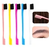 New Hot Selling High Quality Eyebrow Eyelash Double Sided Edge Control Hair Comb Hair Styling Hair Brush Mini Hair Brush 1