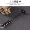 36CM Purple Sandalwood Round Ball Riding Crop Horse Whip,Handwork Make Spanking Paddle Whip,Knight Equipment Bat 5