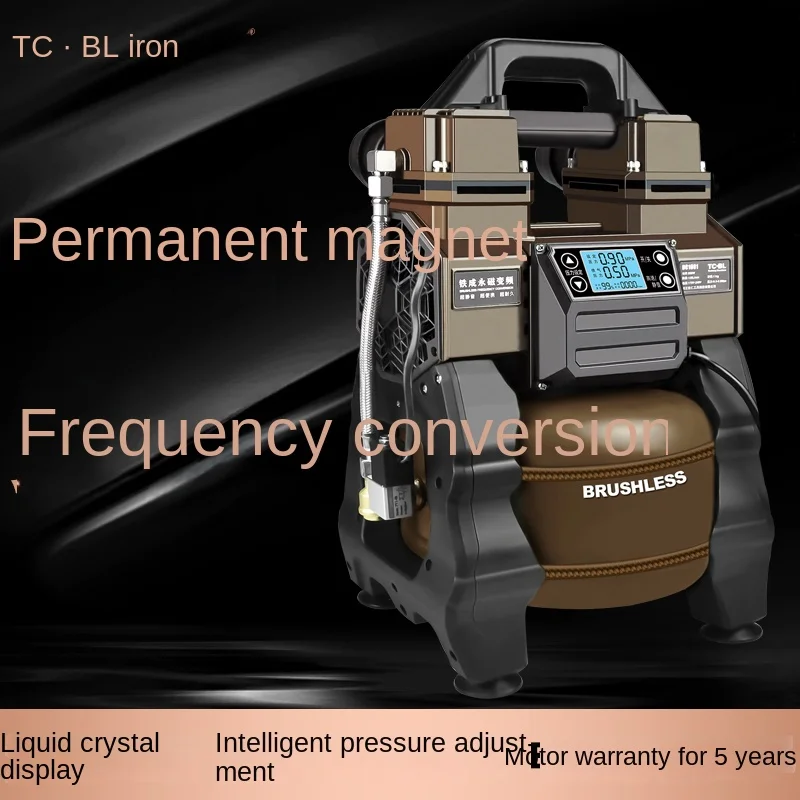 

Iron Brushless Variable Frequency Air Compressor Oil-Free Mute Air Pump