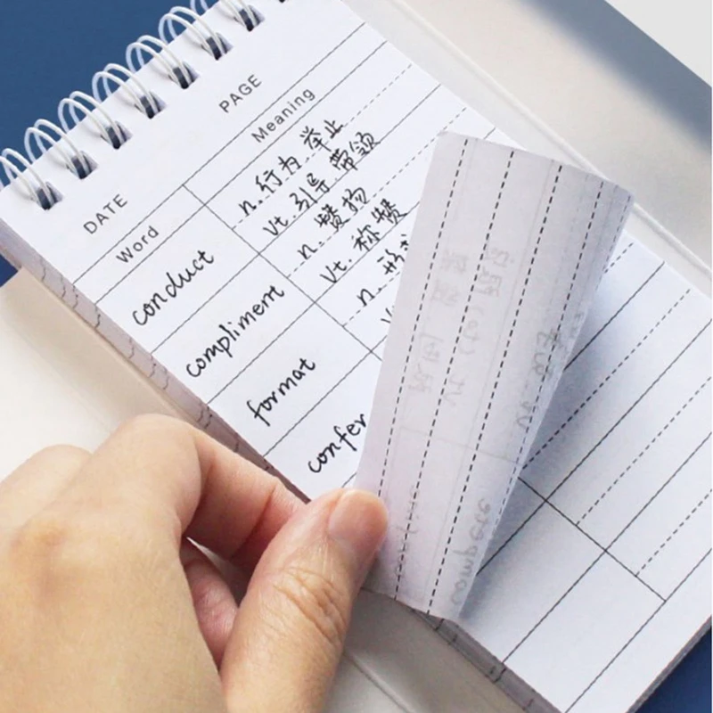 휴대용 외국어 단어 책, 어휘 메모리 공부 노트, 일본 학교 문구, 학생용품, 86 매