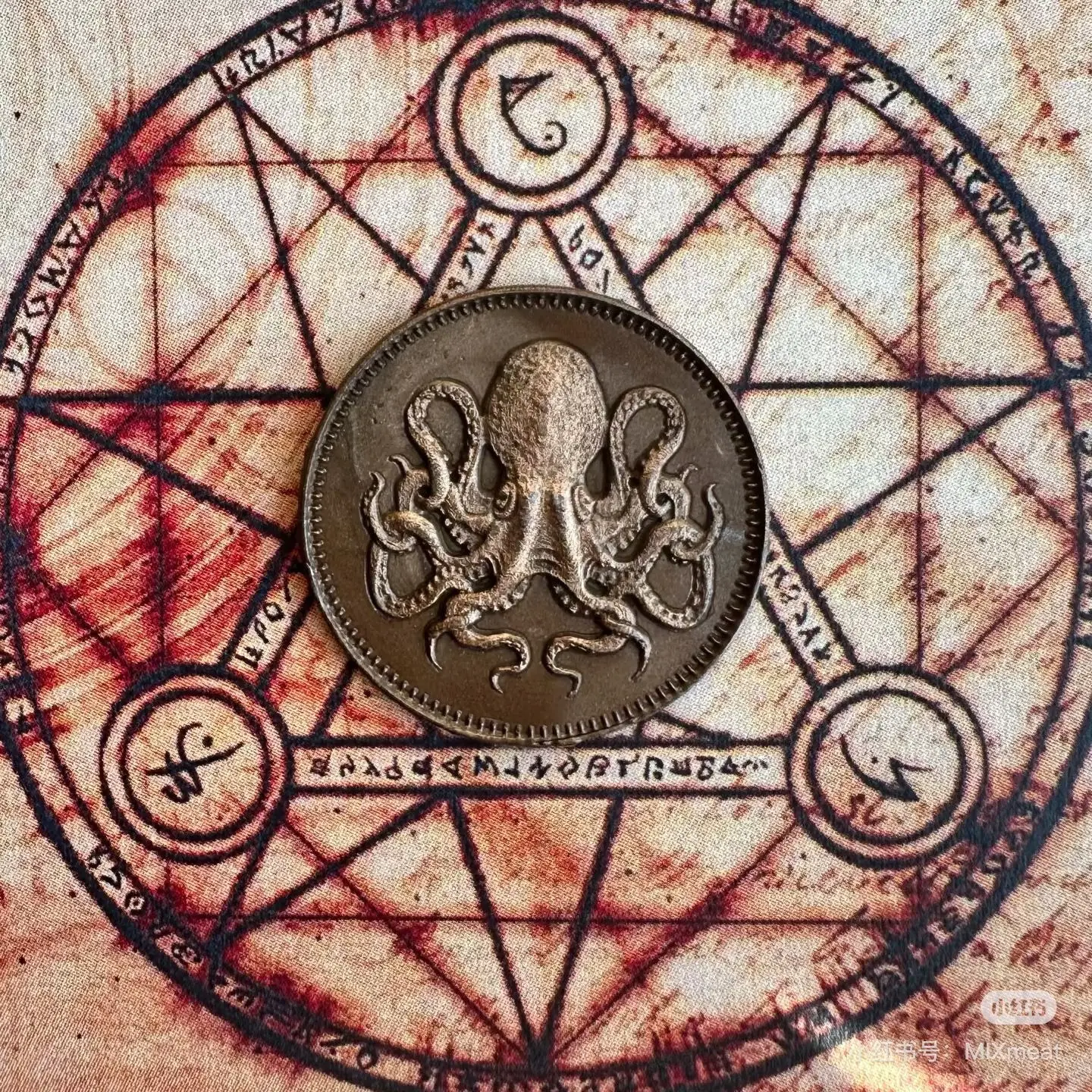 New Wax Seal Stamp Brass Head Laser Embossing Special-Shaped 3d Octopus Relief Wax Seal Stamp For Wedding Invitation Envelope