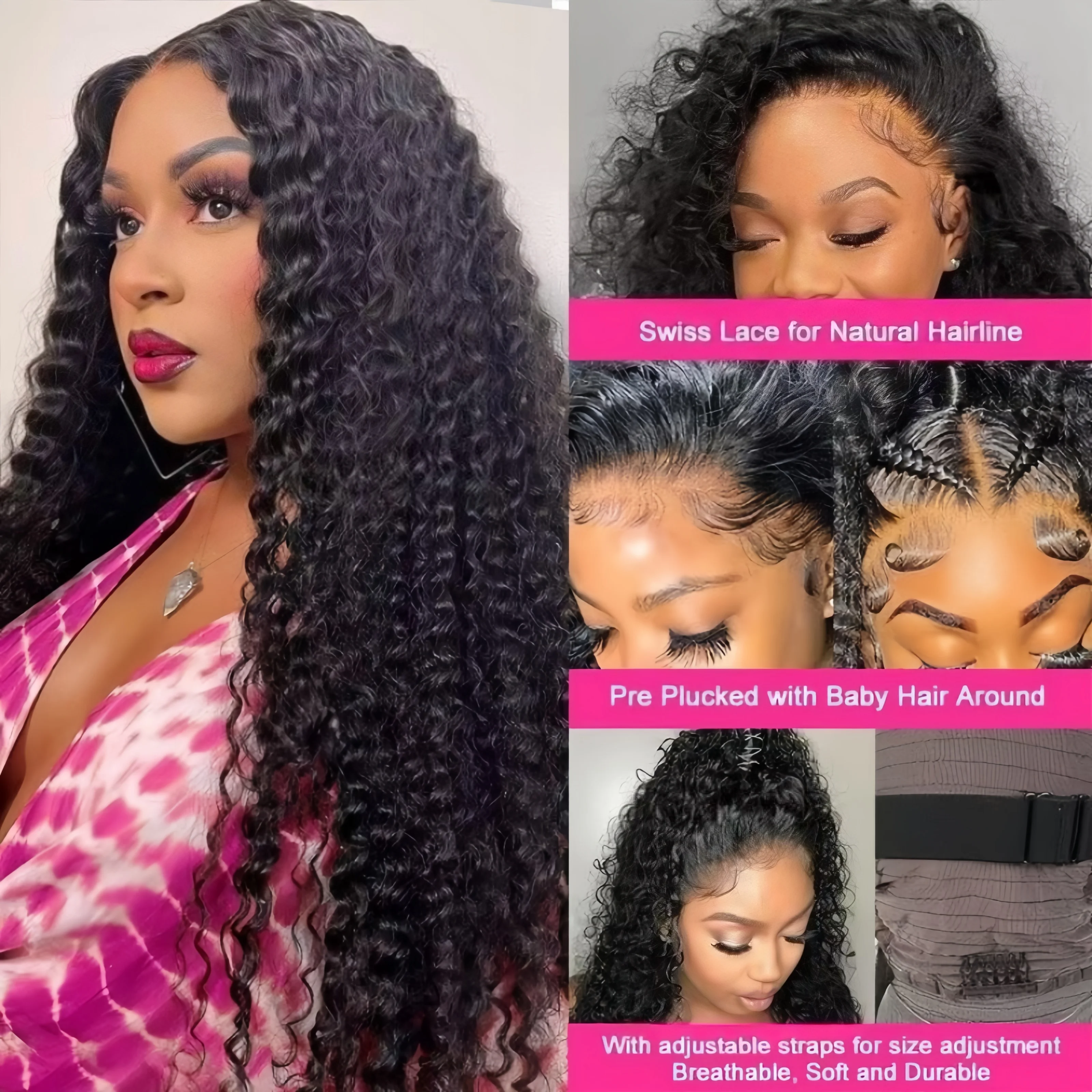 13x6 HD Lace Jerry Curly Burmese Curly Human Hair Wig Wet and Wavy Curly Lace Front Human Hair Wigs For Woman on Clearance Sale 3