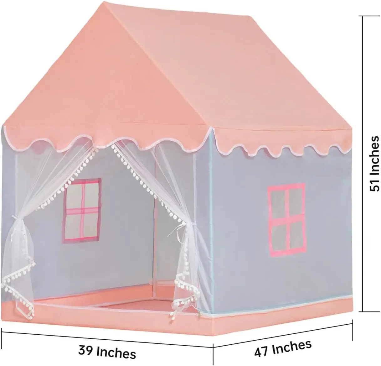 Kid  Play Tents Children Tent Indoor Outdoor Princess Girl Game House Small House Child Castle Separate Bed Tool No Light Ball 6