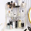 Bathroom Corner Storage Shelf Kitchen Home Organizer Rack Acrylic Makeup Lipstick Skincare Shampoo Tabletop Holder 2/3 Layers 2