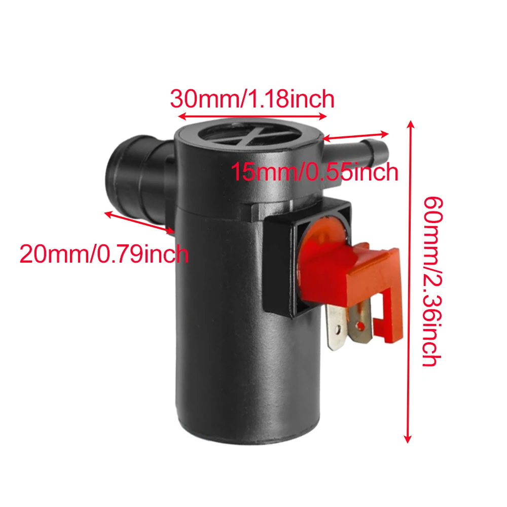Windshield Windscreen Wiper Washer Pump Motor 86611AA010 for Subaru Forester Impreza 98-05 Legacy 90-04 Outback 01-04 6