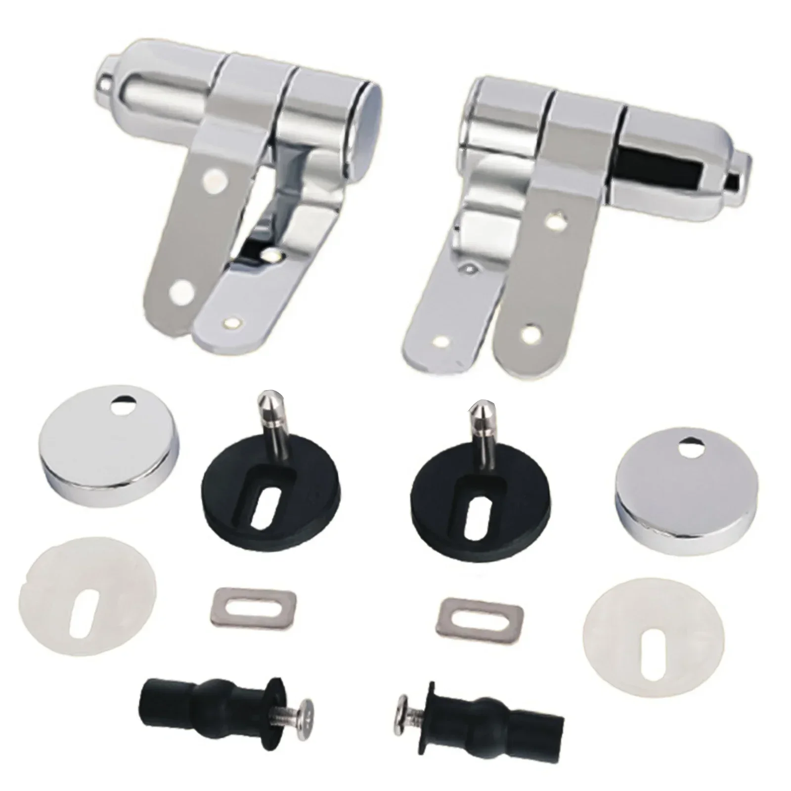 Toilet Cover Connecting Two-button Quick-release Hinge Stainless Steel 1.0-2.0N&middot;m Two-button Quick-release Hinge Bathroom Parts