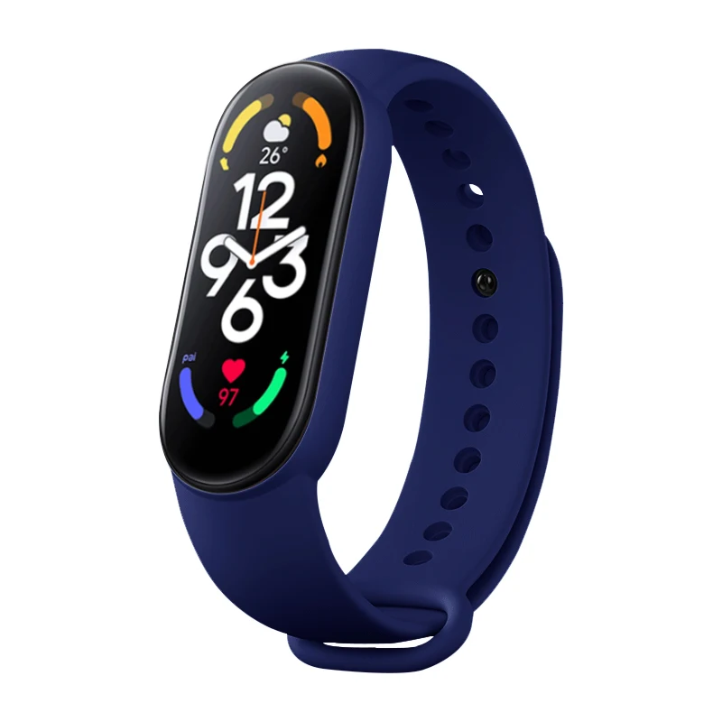 Breathable Silicone Smartwatch Wristband Strap