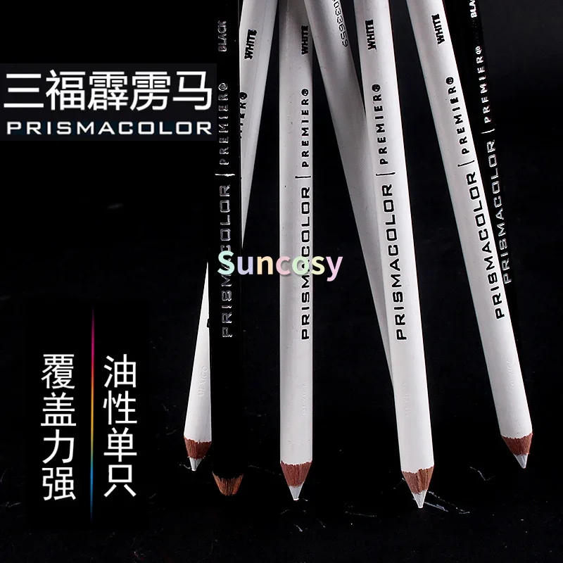 미국 PRISMACOLOR 프리미어 컬러 연필 다채로운 리드/배럴 어린이를위한 파스텔 연필 아티스트 드로잉 그림 미술 용품
