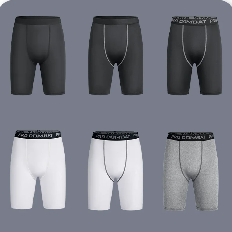 Men Sports Leggings Fitness Elastic Compression Tights Drying Quick Size Stretch