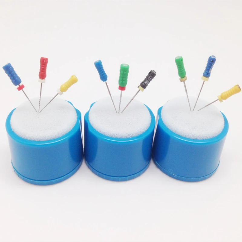 Dental Endo File Clean Holder Round Endo Stand Cleaner Sponge