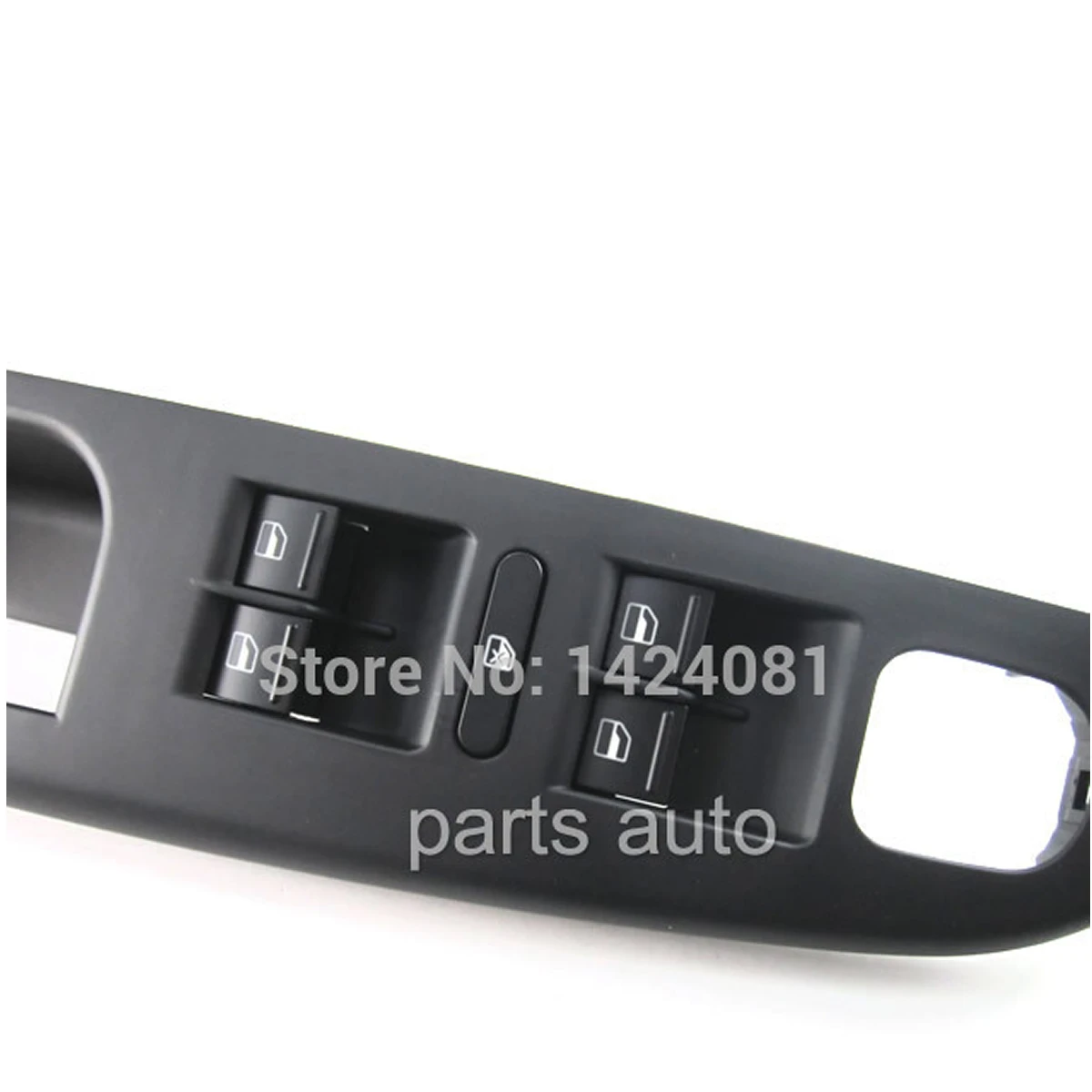 블랙 드라이버 사이드 트림 마스터 윈도우 스위치 패널 트림, VW MK5 제타 1K4 868 049 C 81U 1K4868049C 및 스위치 1K4 959 857 B용