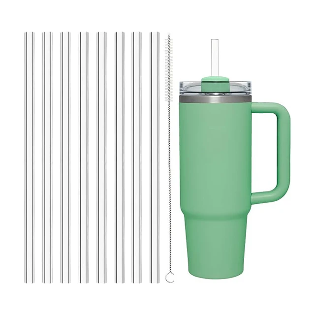 6Pcs Replacement Straws With Brush Compatible For Stanley 40oz Tumbler Plastic Clear Reusable Travel Tumbler Ice Cup Straw Kits 6Pcs Replacement Straws With Brush Compatible For Stanley 40oz Tumbler Plastic Clear Reusable Travel Tumbler Ice Cup Straw Kits