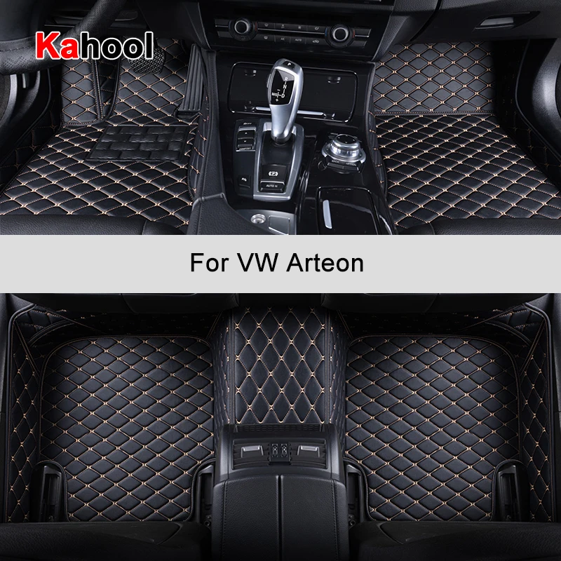 

KAHOOL Custom Car Floor Mats For VW Arteon Auto Accessories Foot Carpet