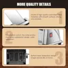 Electric Pasta Maker Noodle Maker Pasta Making Machine Dough Roller Cutter Thickness Adjustable Stainless Steel US 110V 5