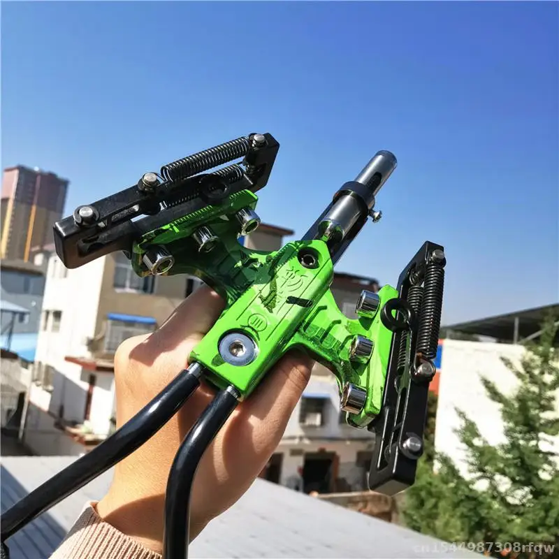 Slingshot for Outdoor Hunting Powerful Rubber band bow Multifunctional  Laser Fishing Shoot fish Rifle Crossbow Shooting Catapult - AliExpress