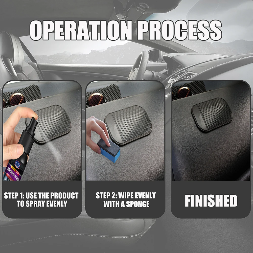 120mlCarLeatherPlasticCoatingAgentUniversalRefurbishmentRepair