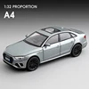1:32 AUDI A4 Alloy Model Car Toy Diecasts Metal Casting Sound and Light Car Toys For Children Vehicle 5