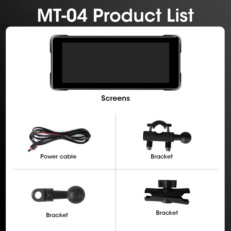 Srnubi Motorrad GPS Navigation Wasserdicht drahtlos Carplay 6,86 Zoll Bildschirm Tragbare Motorrad Android Auto Monitor DVR