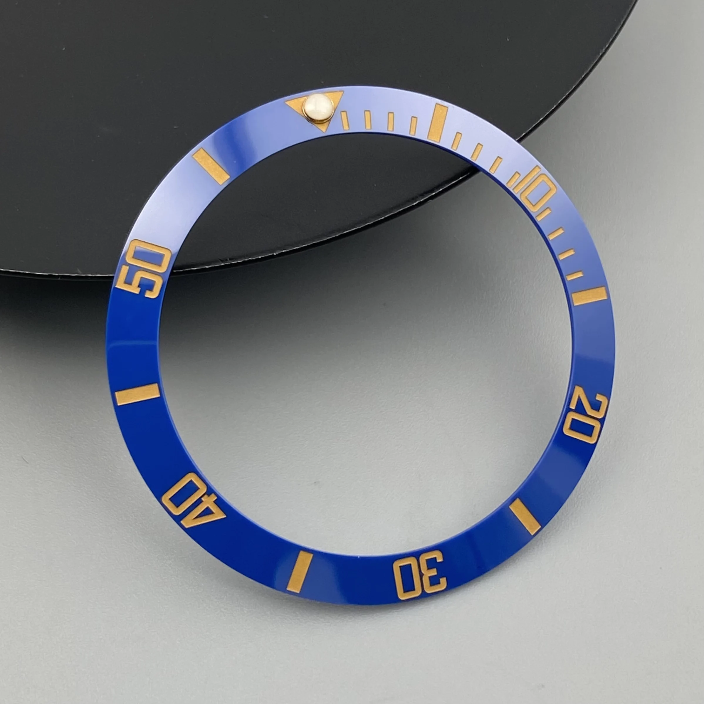 Ceramic & Aluminum Bezel GMT Diving Watch Insert for 40mm Watch Case Replacement
