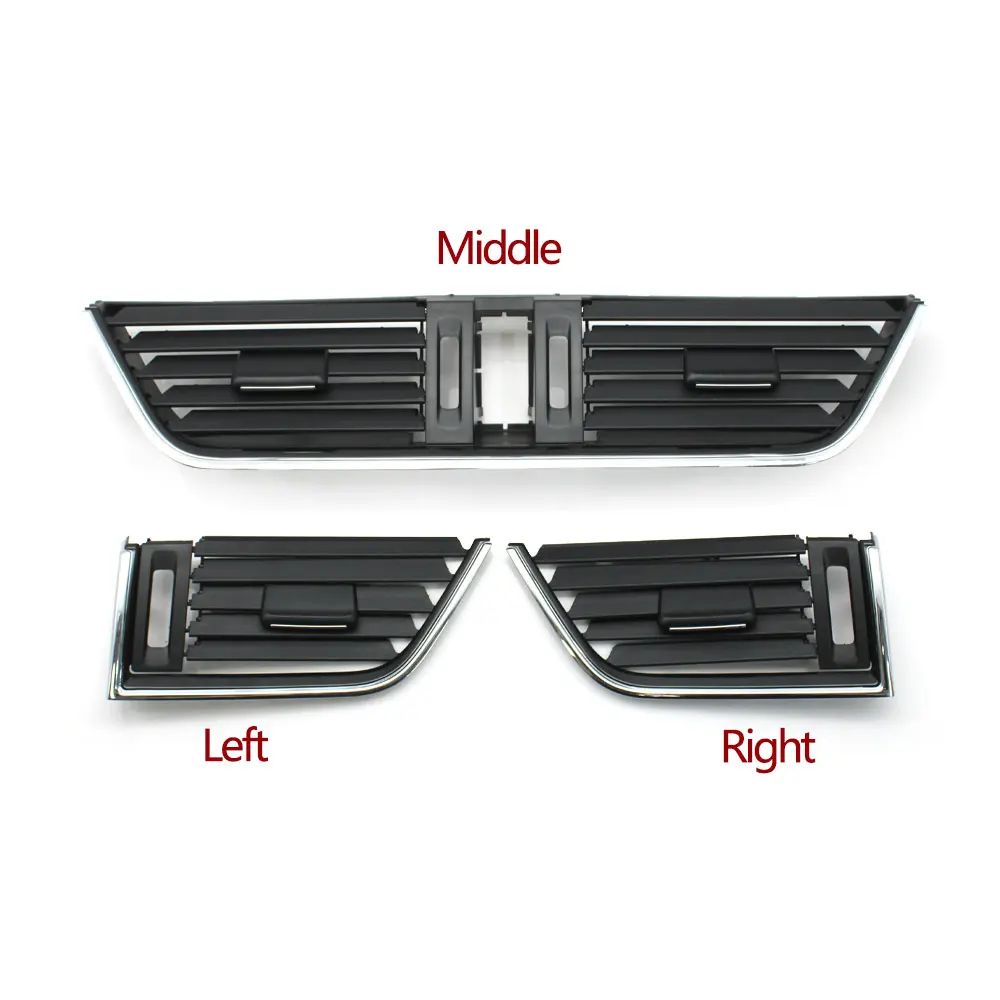 프론트 대시보드 에어컨 좌우 AC 벤트 그릴 아웃렛 패널 커버 스코다 옥타비아 2015-2021 5E0819701 5E0820951