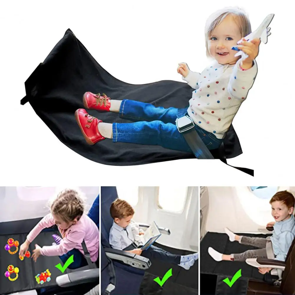 Toddler Airplane Seat Extender Breathable Children Airplane Seat Extender Portable Planes Foot Rest Travel Essentials