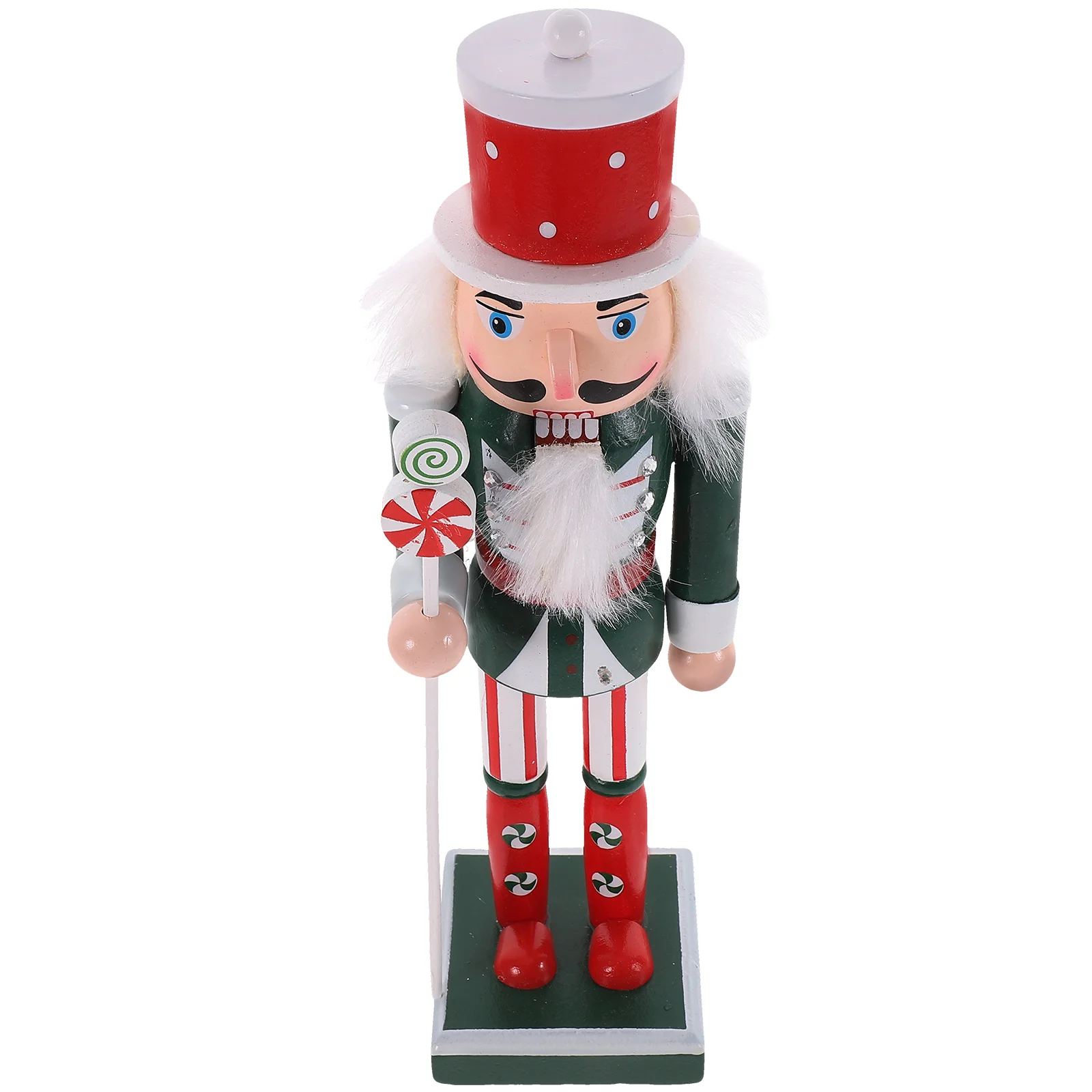 

Nutcracker Soldier Wood Craft Small Figures Xmas Christmas Decorations Indoor Party Ornaments