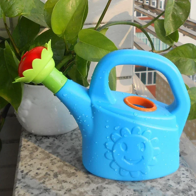 Sprinkler Watering Can Cute Cartoon Garden Kids Home Plastic Flowers Bottle Beach Spray Bath Toy Early Education watering can