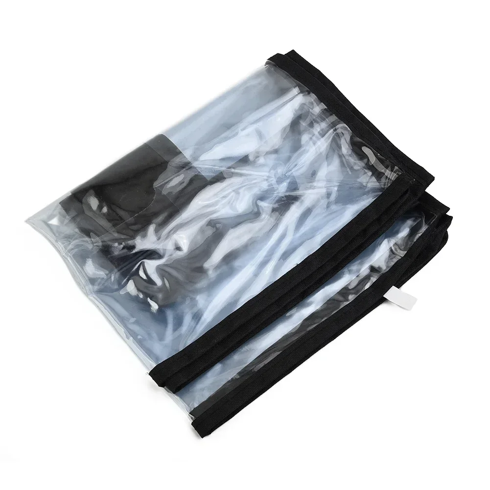 Protector Luggage Cover Luggage PVC Suitcase Transparent+black Travel Freeze-proofing 1pcs Baggage Cover